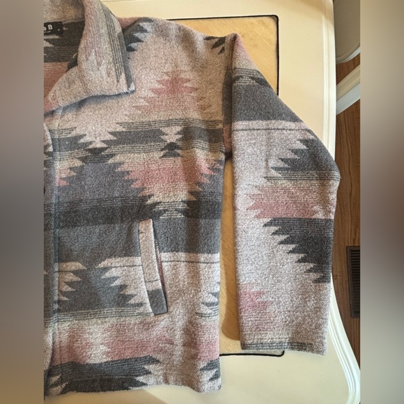 Southwestern Patterned Button-Up Jacket - Picture 9 of 10